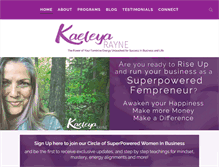 Tablet Screenshot of kaeleyarayne.com